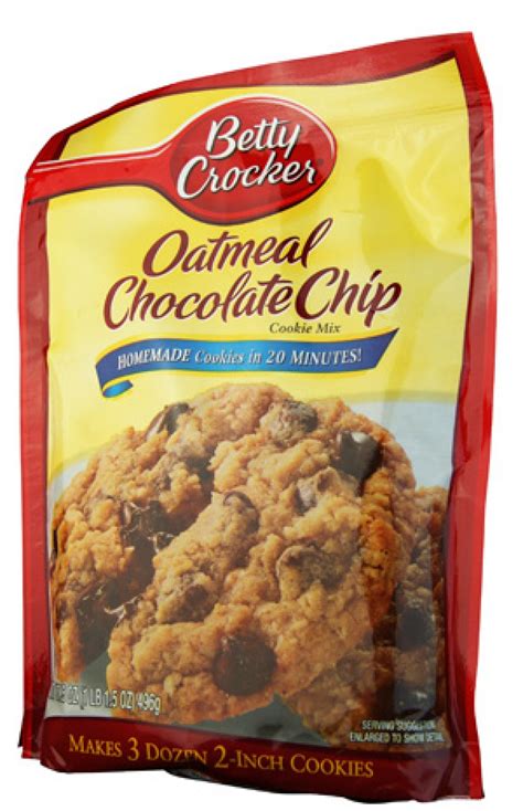 Betty Crocker Oatmeal Chocolate Chip Cookie Mix