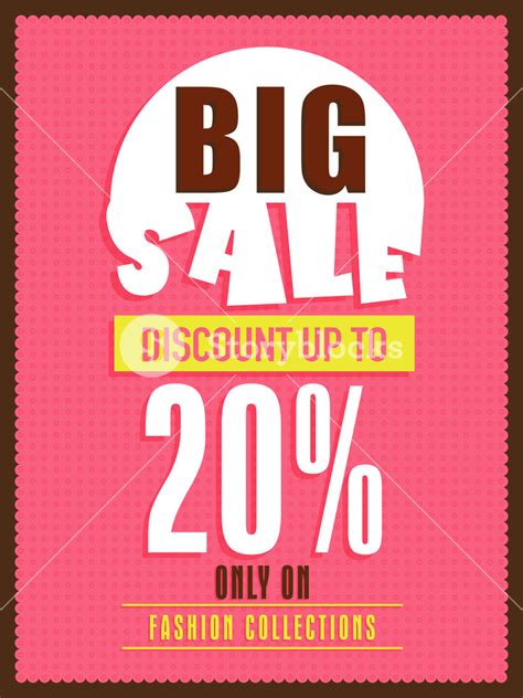 Big sale flyer banner or poster design with discount offer only on ...