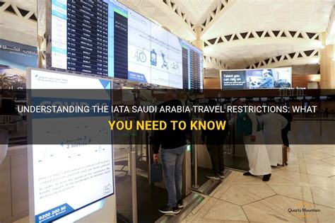 Understanding The Iata Saudi Arabia Travel Restrictions What You Need