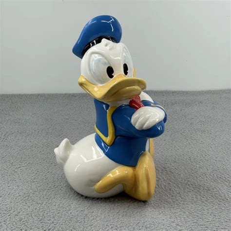 DISNEY DONALD DUCK Cookie Jar 15 Sailor VINTAGE 1980 S Small Chip 70