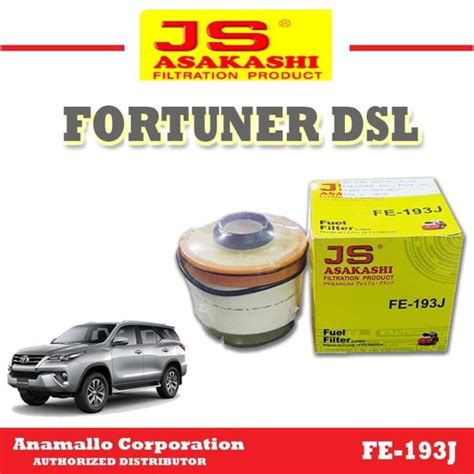 JS Asakashi Fuel Filter For Toyota Innova D4D Hilux Fortuner DSL Hiace