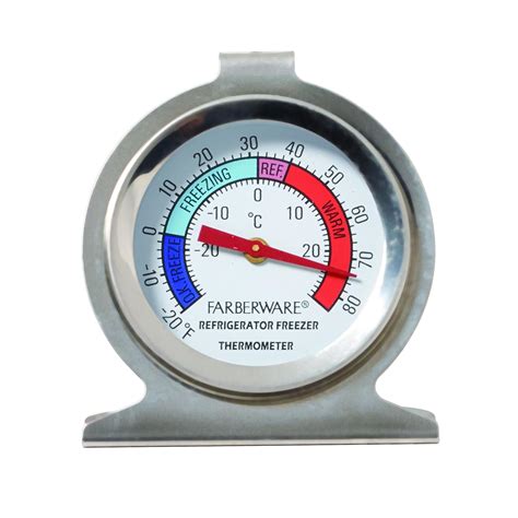 Farberware 5141020 Protek Refrigerator Thermometer Silver Home And Kitchen