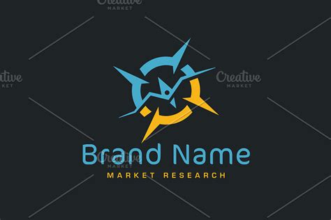 Compass Of Marketing Logo Creative Logo Templates ~ Creative Market