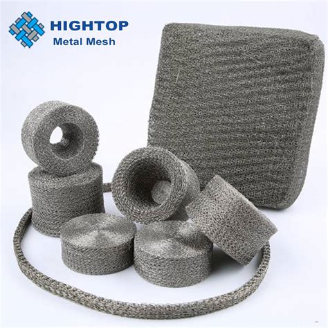 Ss Gas Liquid Knitted Wire Mesh For Demister China Knitted Wire