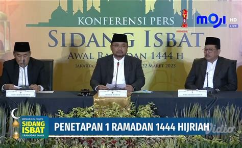 Pemerintah Tetapkan Ramadan Kamis Maret