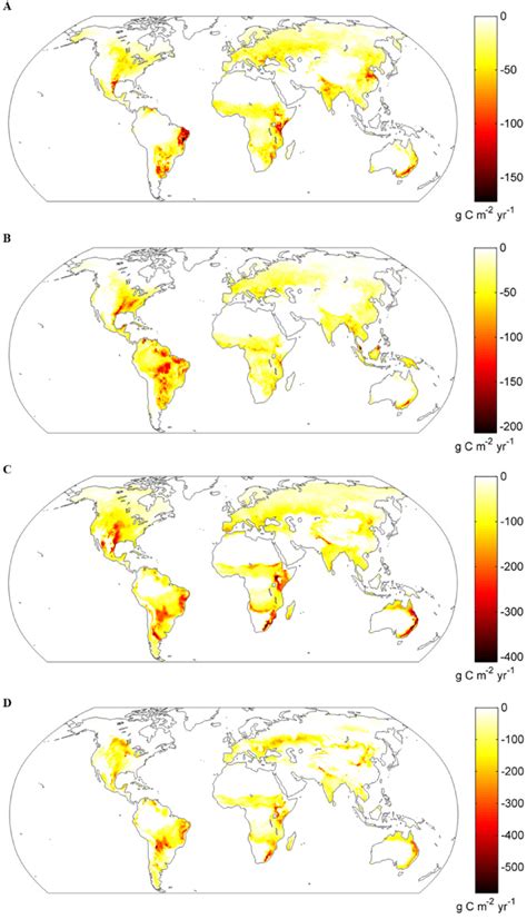 A Few Extreme Events Dominate Global Interannual Variability In Gross