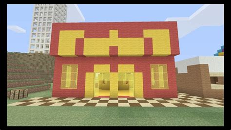 Minecraft Tutorial How To Build A Mcdonalds Youtube