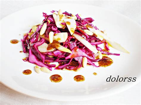 Blog De Cuina De La Dolorss Ensalada De Lombarda Manzana Y Endibias