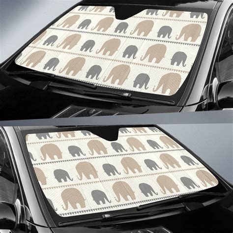 Elephant Cute Car Sun Shade - JorJune