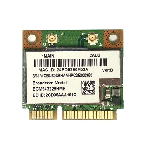 SSEA New WIFI Bluetooth 4 0 Wireless Wlan Card For Broadcom