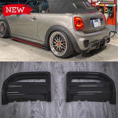 FOR MINI F56 F57 JCW PRO KIT DUELL AG STYLE CARBON FIBER REAR DIFFUSER