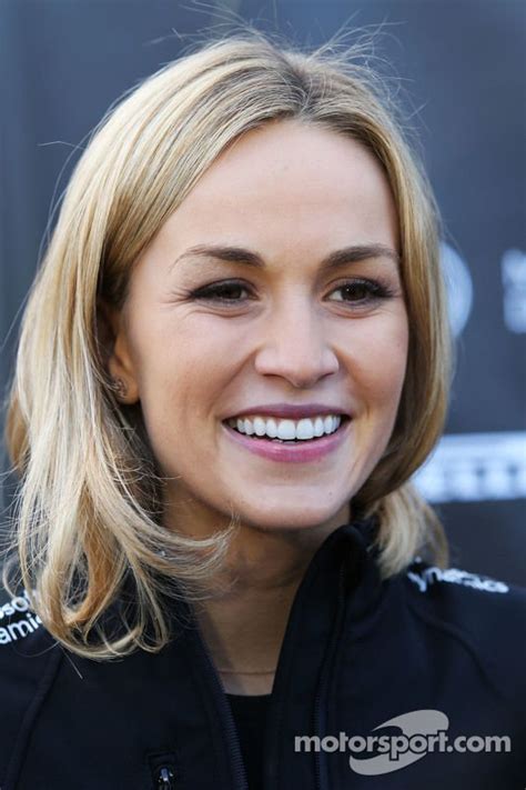 Carmen Jorda, Lotus F1 Team Development Driver with the media | F1 ...