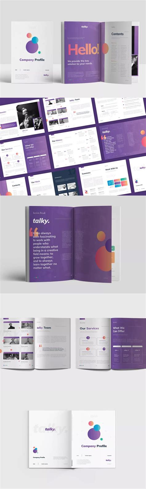 Best 52 Company Profile Design Templates ideas on Pinterest