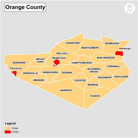 Map Orange County New York - Nancy Valerie