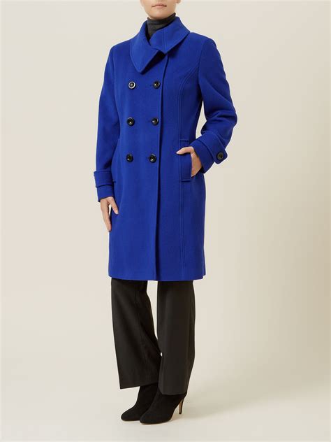 Precis Petite Cobalt Wool Coat In Blue Lyst