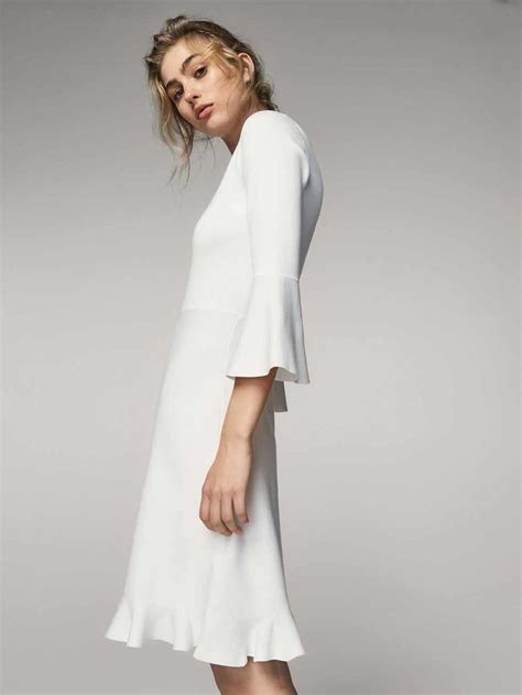 Vestido Blanco De Massimo Dutti Yodona Celebrities El Mundo