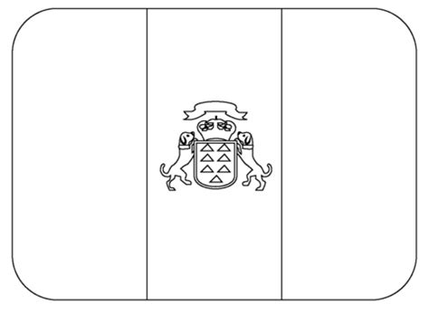 Flag Of Canary Islands Emoji Coloring Page Free Printable Coloring Pages