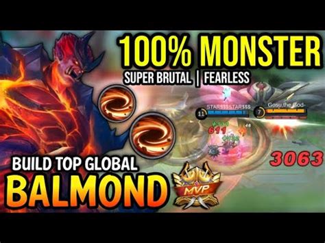 BALMOND BEST BUILD 2023 TOP GLOBAL BALMOND GAMEPLAY MOBILE LEGENDS