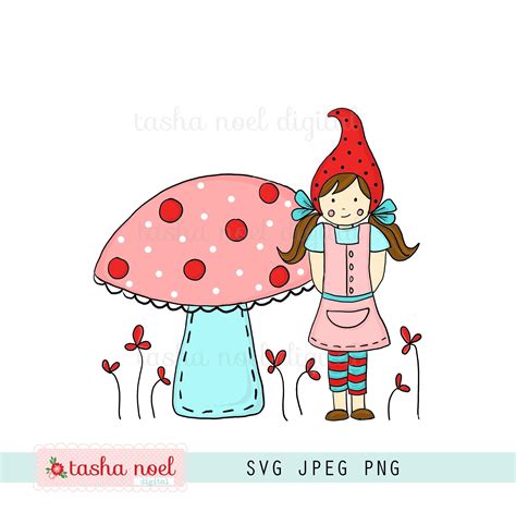 Girl Gnome Svg Tashanoel