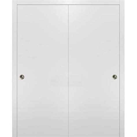 Sartodoors Planum In X In Flush White Finished Wood