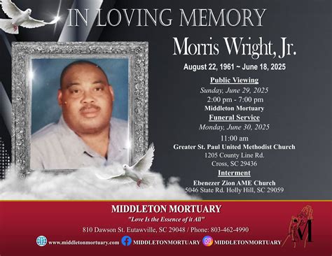 Middleton Mortuary | Eutawville SC