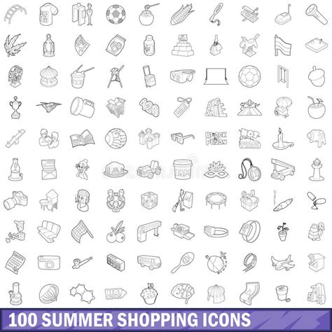 Summer Shopping Stock Illustrations Summer Shopping Stock