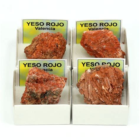 Comprar Mineral Colecci N Yeso Rojo Geotierra Es