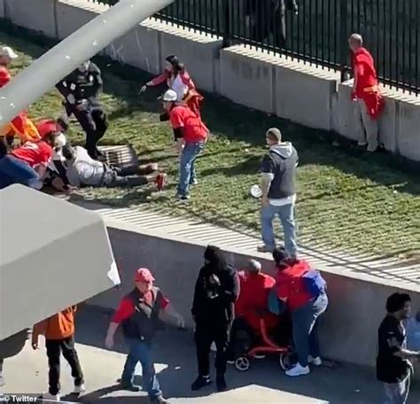 Kansas City Chiefs Fans Tackle Parade Shooter And Hold Him Down Until