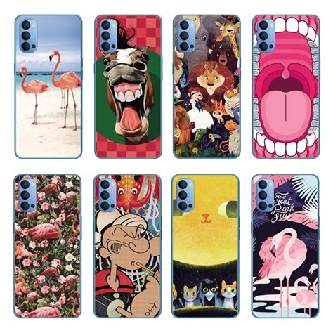 Cartoon Flamingo Silicone Back Cover Xiaomi Redmi Note 10 Pro Max 4G