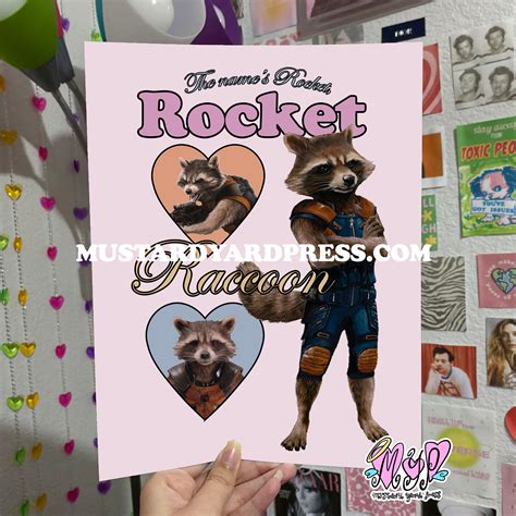 raccoon poster – mustardyardpress