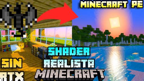 Los Mejores SHADERS REALISTAS Para Minecraft PE 1 20 Sin RTX