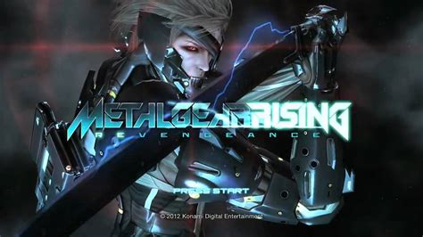 Metal Gear Rising E3 Demo Title Screen Youtube