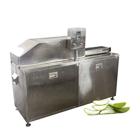 Aloe Vera Leaf Peeling Machine Automatic Aloe Vera Gel Extraction