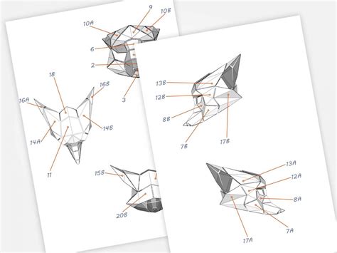 Sly Fox Mask Pdf Diy Template Lacrafta