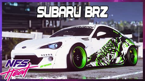 Need For Speed Heat Car Customization Subaru BRZ Vinyl Wrap Build YouTube