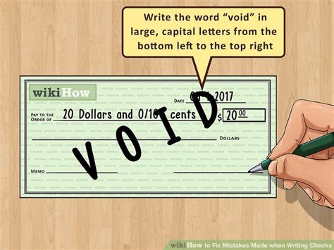 How To Fix Mistakes Made When Writing Checks 10 Steps