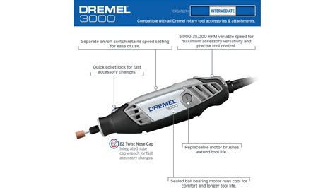 4000 6 50 FF Corded Rotary Tools Dremel