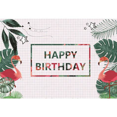 Buy Leyiyi Summer Flamingo Birthday Backdrop 10x6 5ft Photography