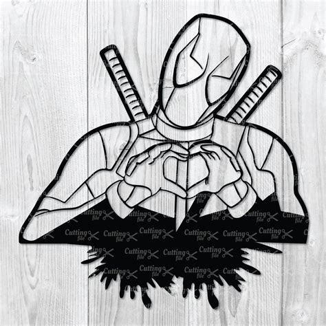 Brings SVG Cut files on Instagram: “Deadpool SVG DXF PNG Cut Files # ...