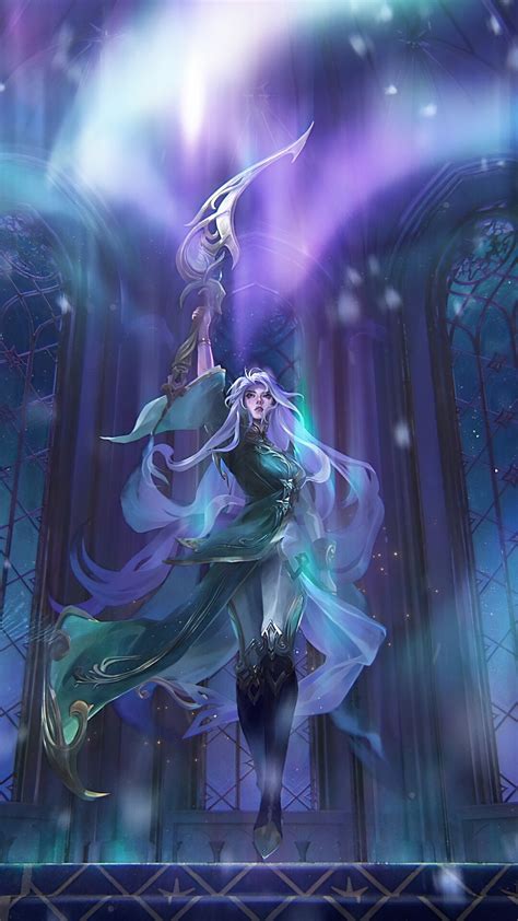 Diana Winterblessed Lol League Of Legends Phone Hd Wallpaper