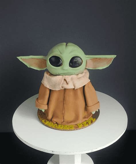 Baby Yoda Cake Design Images (Baby Yoda Birthday Cake Ideas) | Star ...