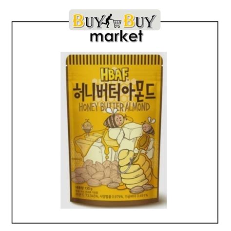 Hbaf Honey Butter Almond 190g Shopee Philippines