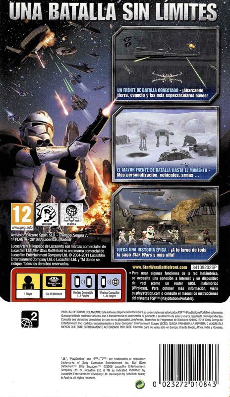 Star Wars Battlefront Elite Squadron Cover Or Packaging Material