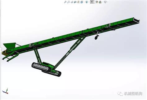 【工程机械】大型移动式堆垛输送机3d模型图纸 Solidworks设计 Solidworks 仿真秀干货文章