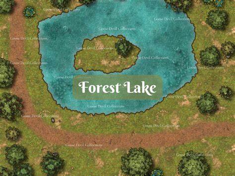 Dnd Battle Maps Forest Map Dnd Fantasy Battle Maps Digital Tabletop Maps RPG Map VTT World Map ...