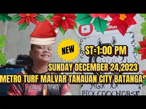 Metro Turf Sunday December St Pm Silip Giya At Gabay Happy