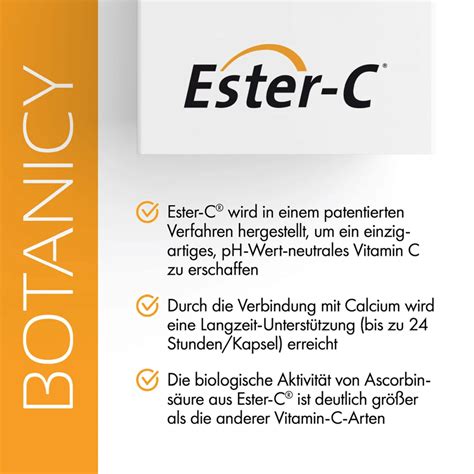 Vitamin C Gepuffert Ester C Forte Hochdosiert Patentiert