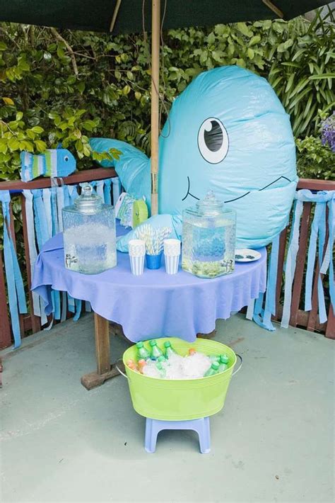 Under The Sea Birthday Party Ideas Photo 9 Of 27 Sea Birthday Party Sea Birthday Finding