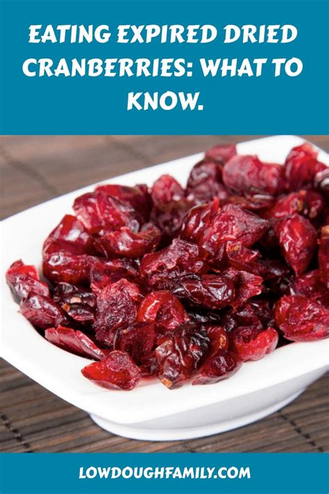 Eating Expired Dried Cranberries What To Know Dried Cranberries Dried Plums Expired Food