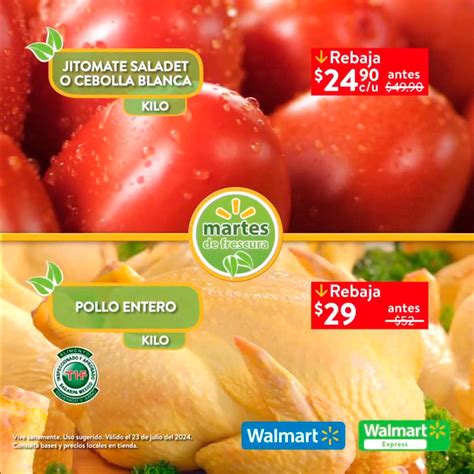 Folleto Martes De Frescura Walmart De Julio